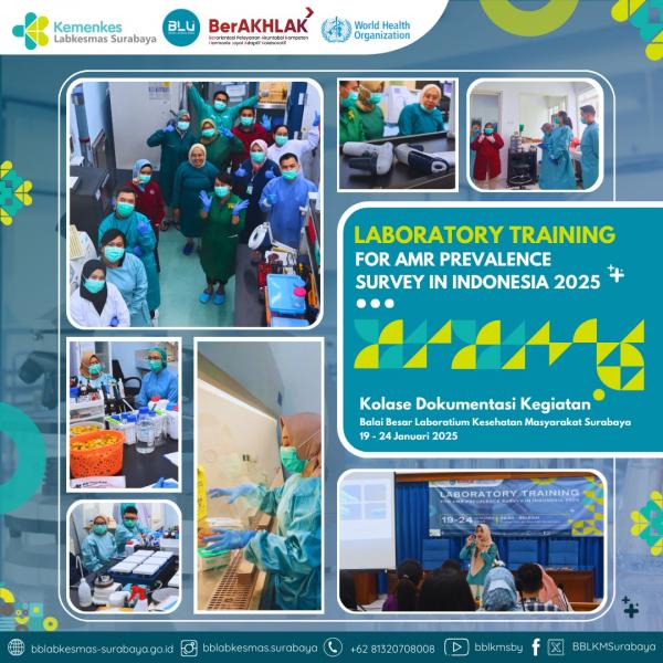 Pelatihan Tenaga Lab Rumah Sakit Dalam Rangka AMR Prevalence Survey